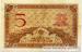 5 Francs, 1930