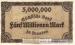 5 Millionen Mark , 1923